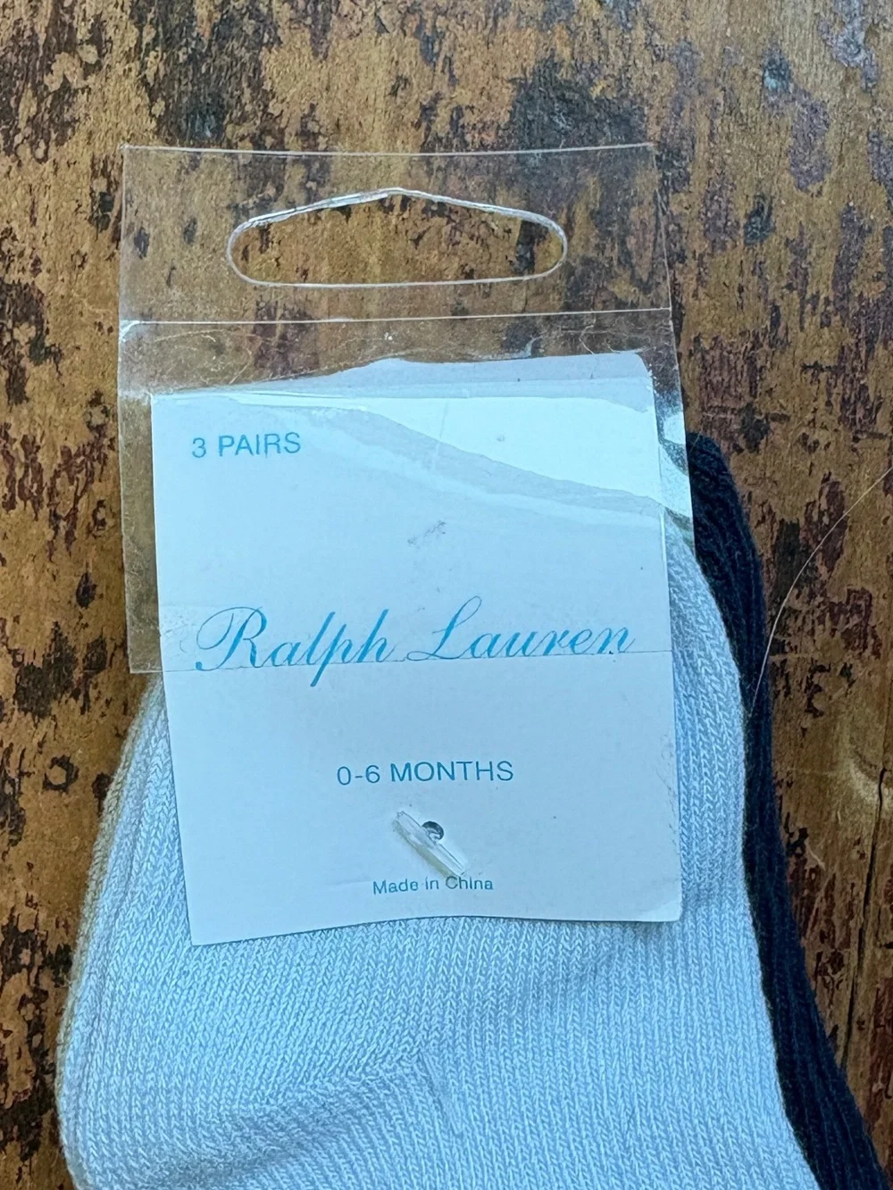 Ralph Lauren socks, size 0-6 months